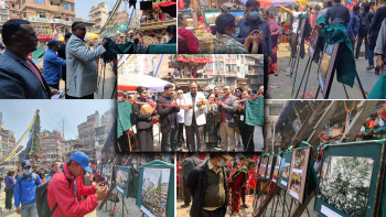 सेतो मछिन्द्रनाथ रथ जात्रामा एनएफपिजेको विशेष फोटो प्रदर्शनी